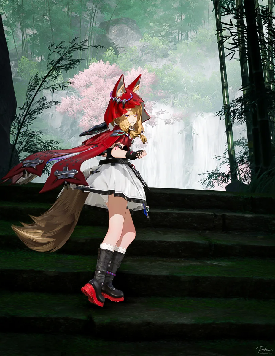 綺麗な景色を見つけて、思わず駆けだすロッシちゃん🐺✨ その姿こそ、私たちにとっていちばんの絶景だよ❤