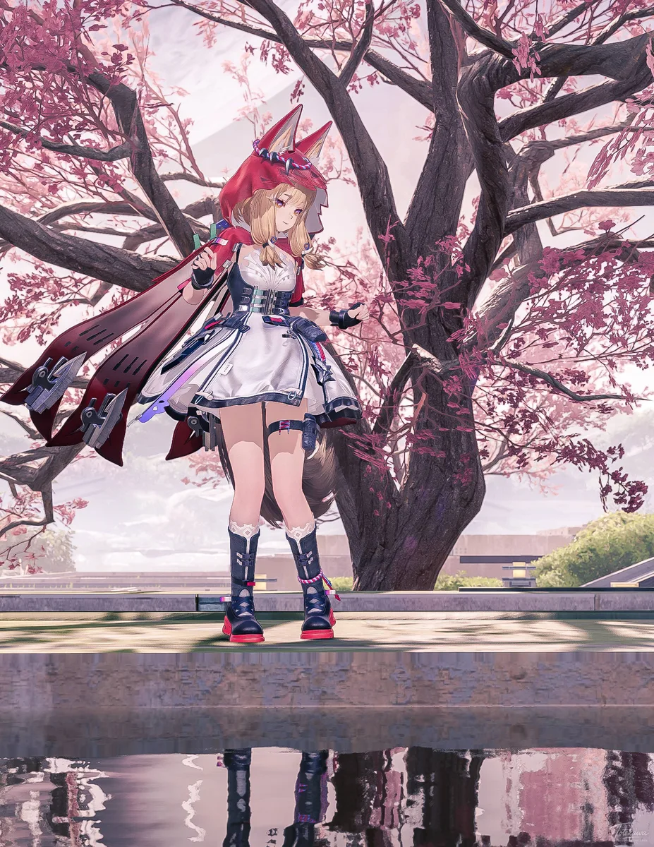 春の匂いに包まれて、ロッシちゃんの表情もふんわり🐺✨ こんな時間がずっと続けばいいね❣️