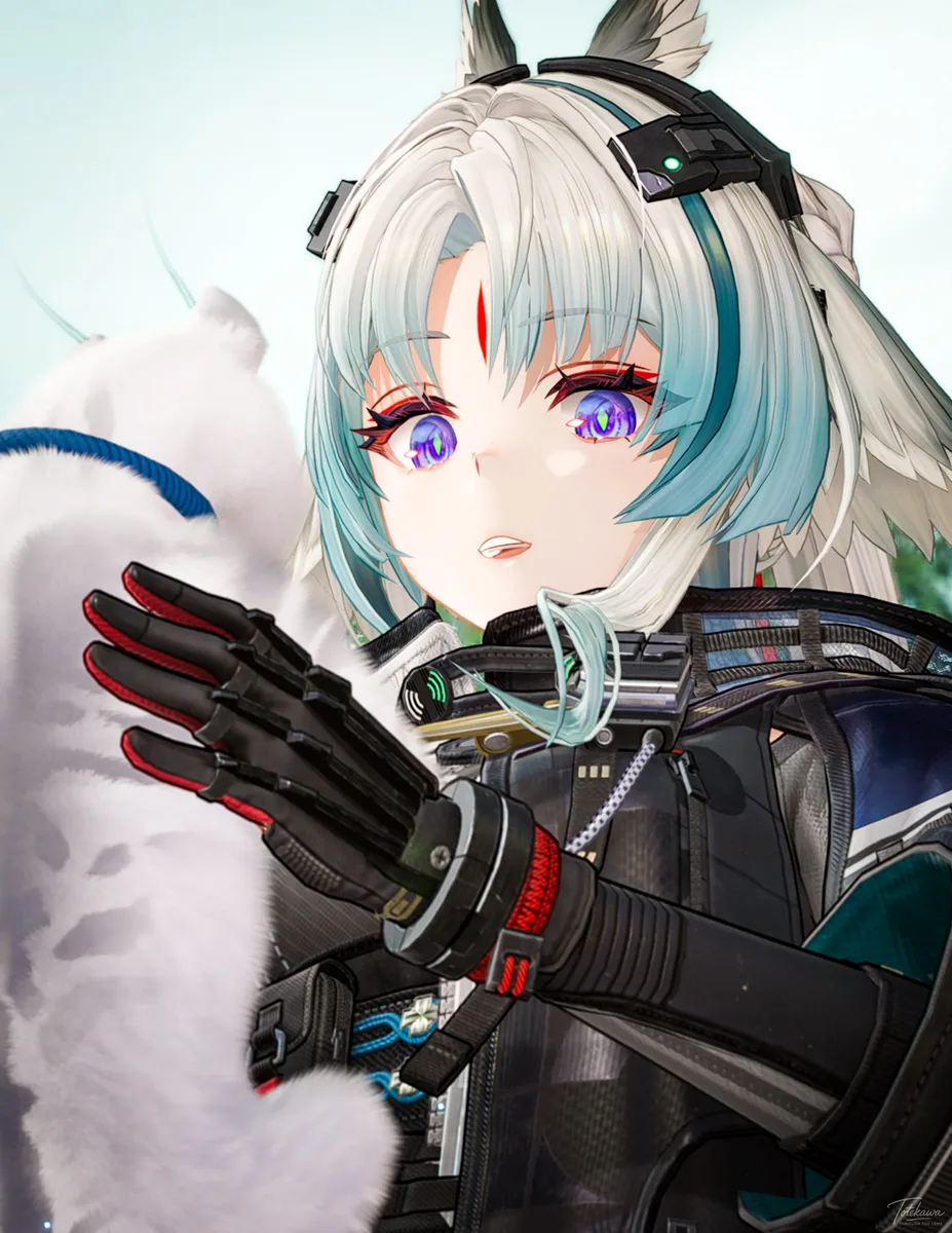 もふもふに目を輝かせるオクギちゃん🐈✨