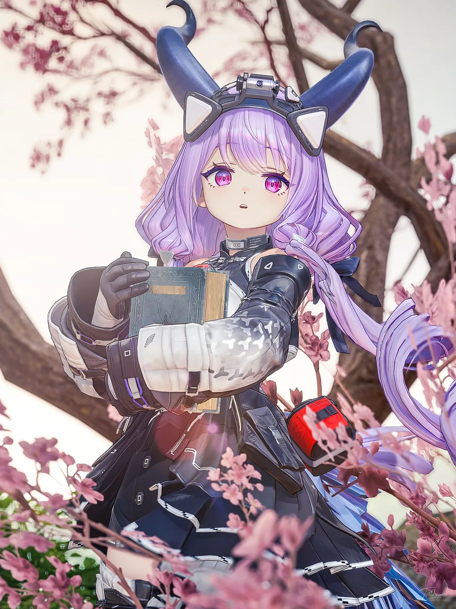 春を一冊、抱きしめて🌸  / Holding a single book of spring🌿