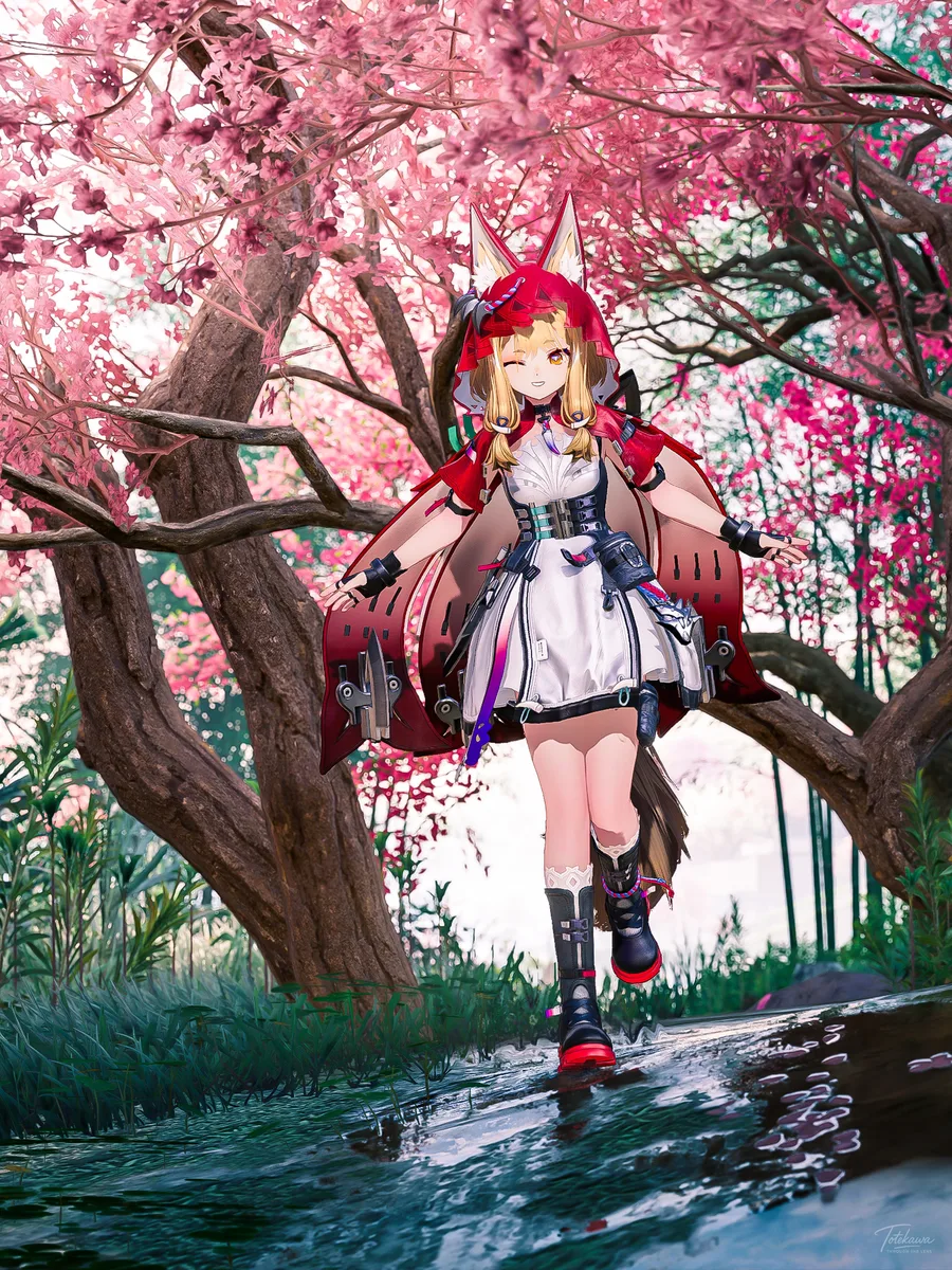 水にぬれた道を進むたび、君はまだ知らない季節へ踏み出していく / With every step along the rain‑soaked path, you move toward a season you have yet to meet