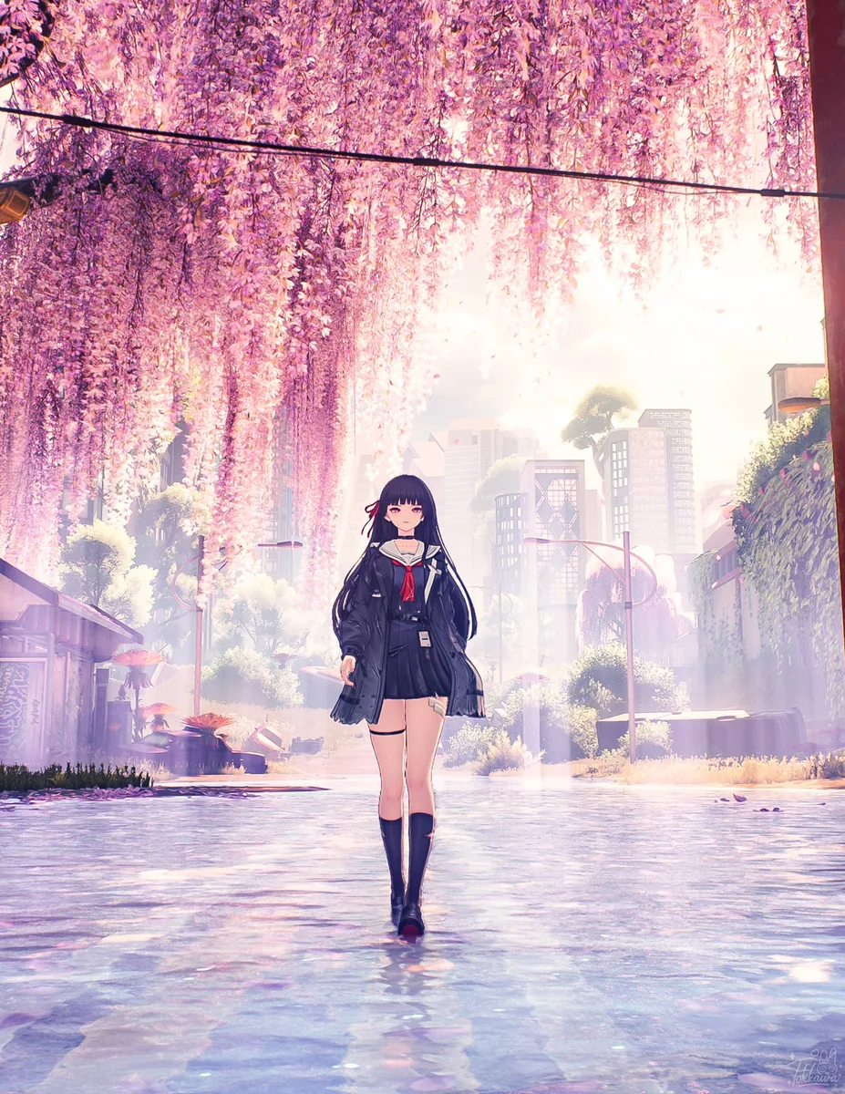 水鏡に落ちた春の残響 / Waterborne Echoes of Spring